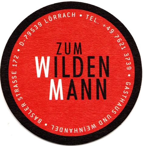 l�rrach l�-bw lasser rund 6b (205-zum wilden mann-schwarzrot) 